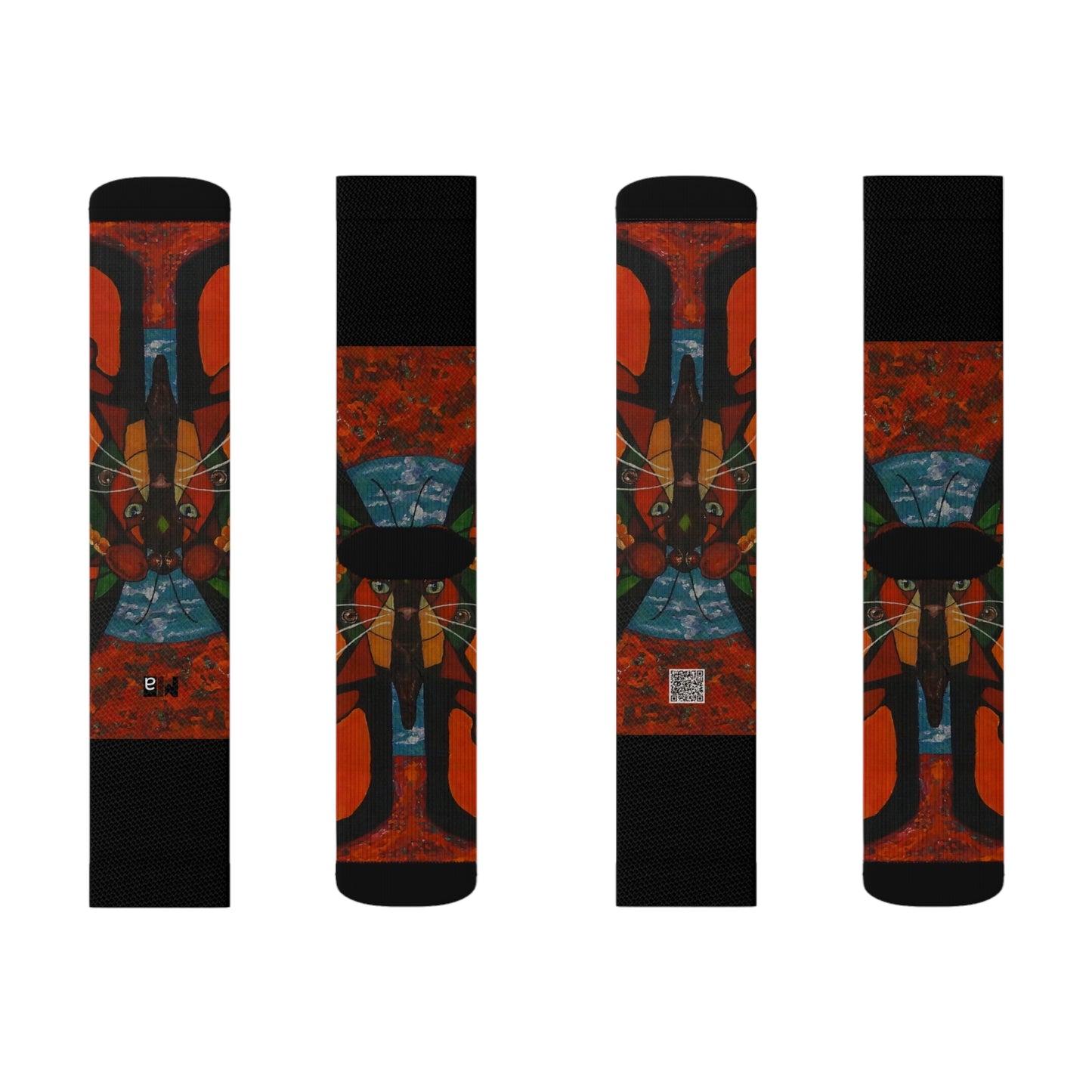 Sublimation Socks Tough Cases Colorful music: "Butterfly Nahual" in D Major
