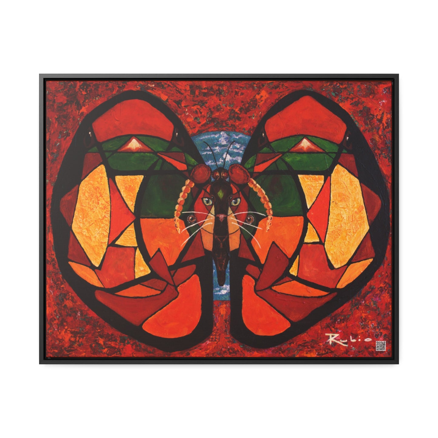 Colorful Music: First Season - Canvas Gallery "Butterfly Nahual" in D Major
