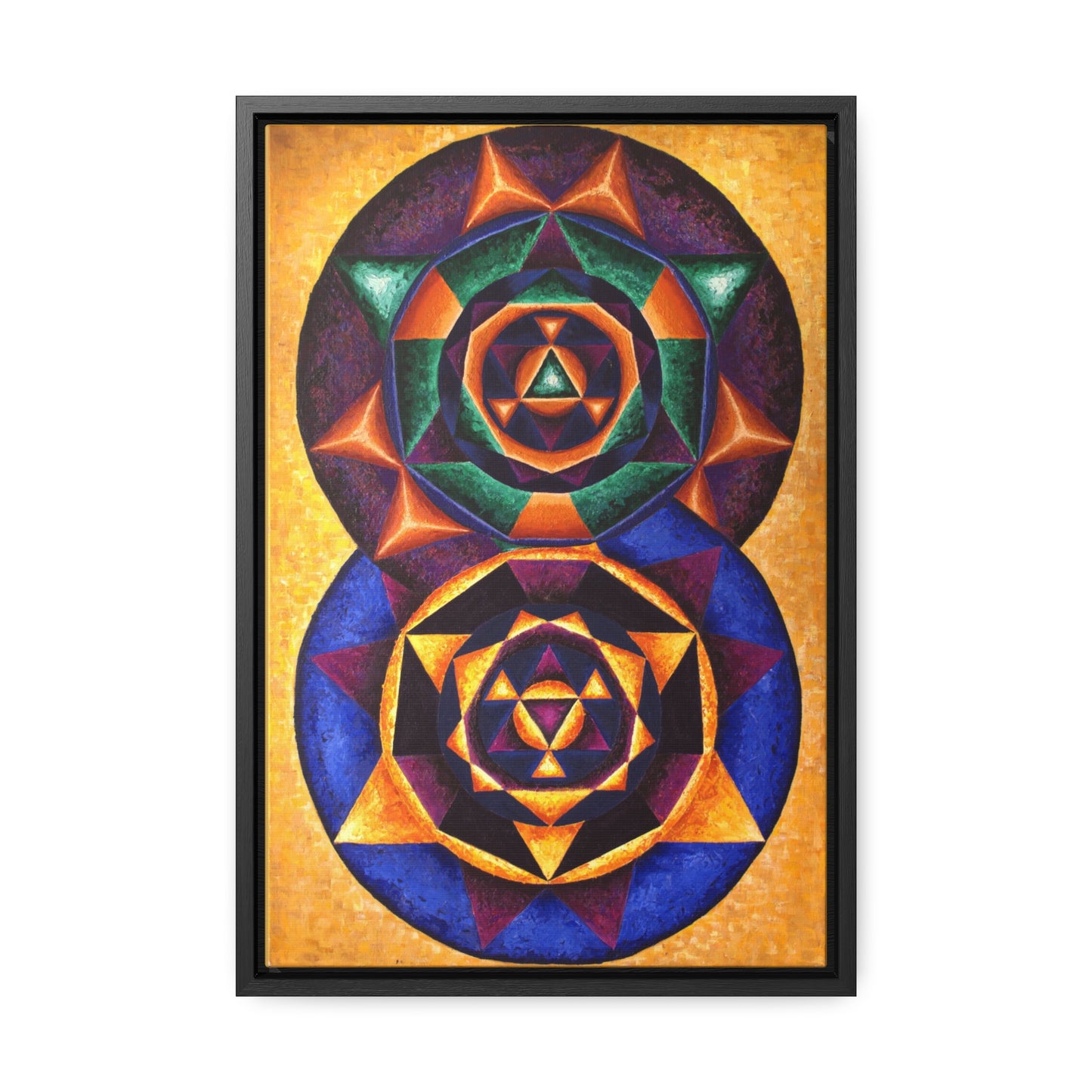 Colorful Music: First Season - 2023 Canvas Gallery "E represented in yellow with a dominant fifth"