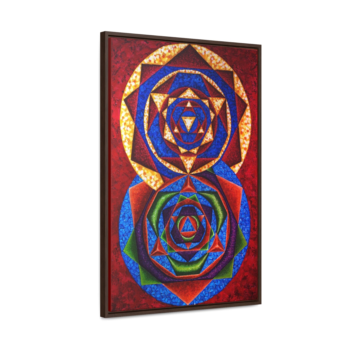 Colorful Music: First Season - 2023 Canvas Gallery "C represented in magenta red with a dominant fifth"