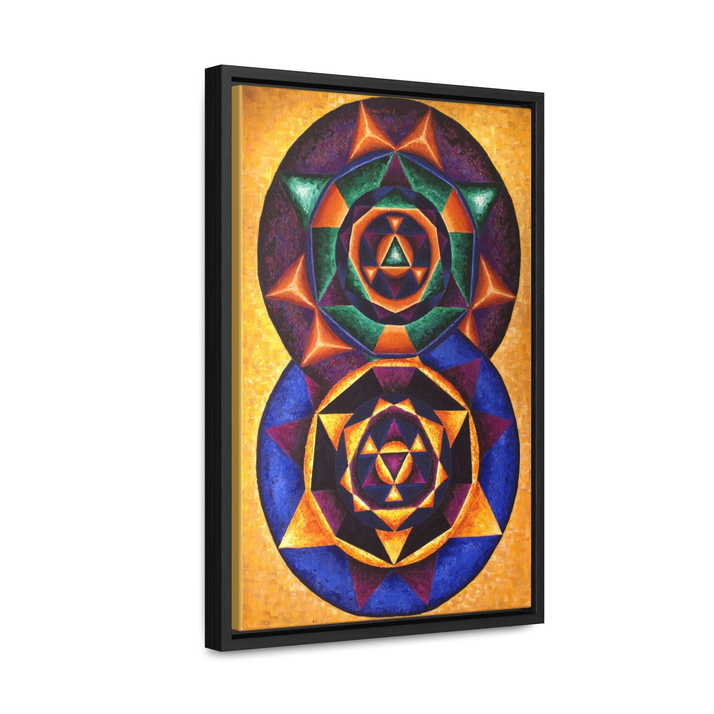 Colorful Music: First Season - 2023 Canvas Gallery "E represented in yellow with a dominant fifth"