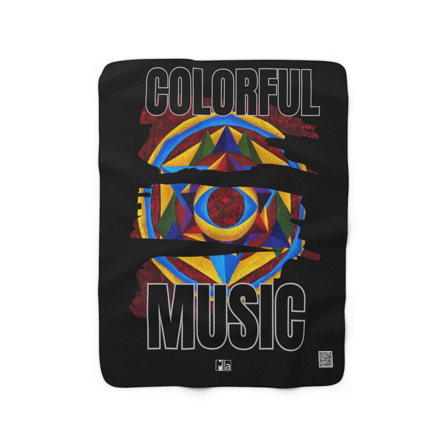 Copy of Sherpa Fleece Blanket Colorful Music: "Harmonic Progression" in C