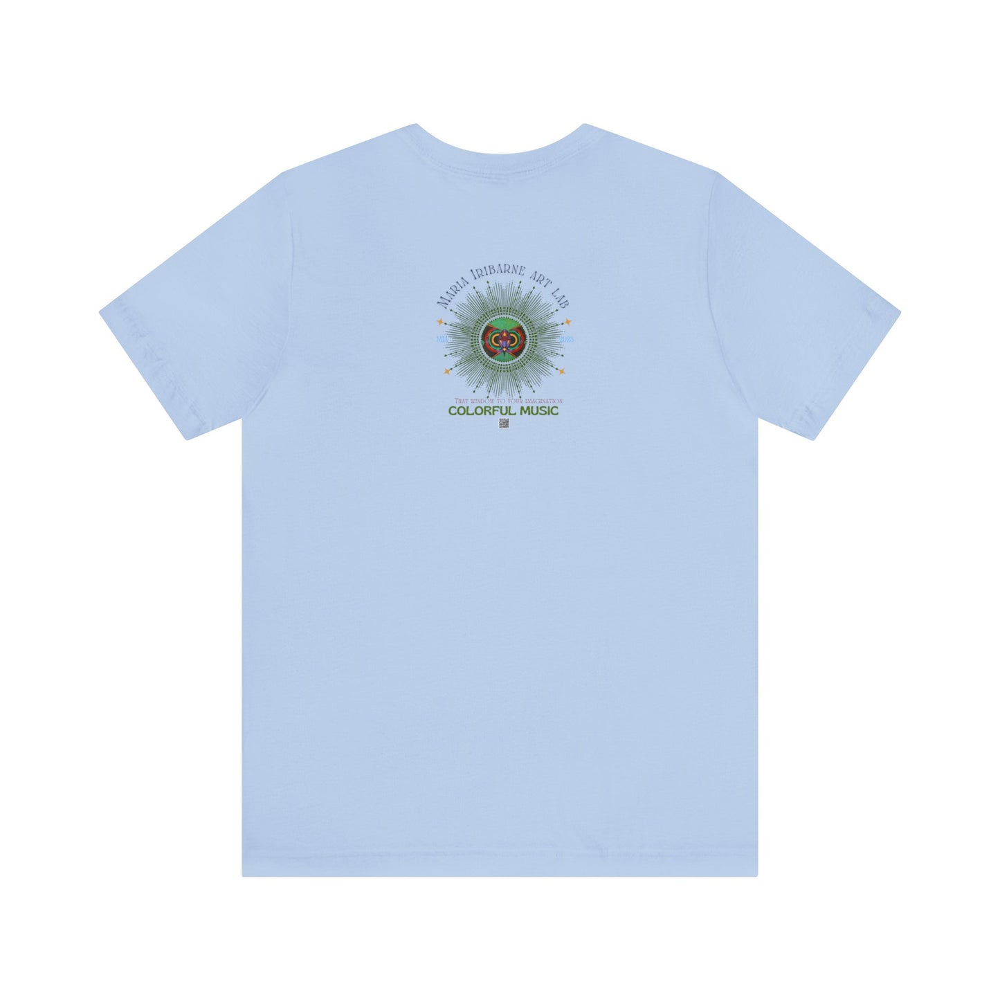 Unisex Jersey Short Sleeve Tee: "Monarch" in F#