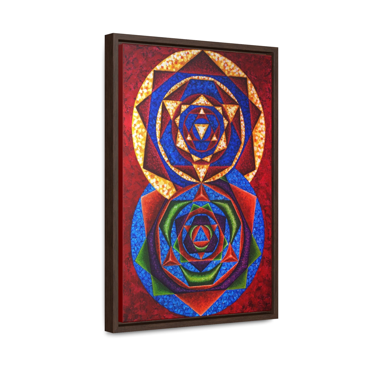 Colorful Music: First Season - 2023 Canvas Gallery "C represented in magenta red with a dominant fifth"