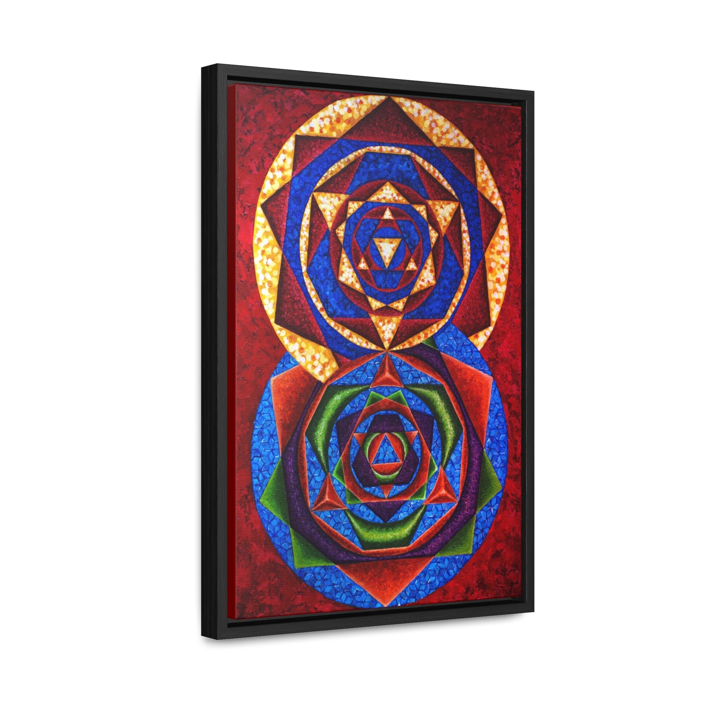 Colorful Music: First Season - 2023 Canvas Gallery "C represented in magenta red with a dominant fifth"