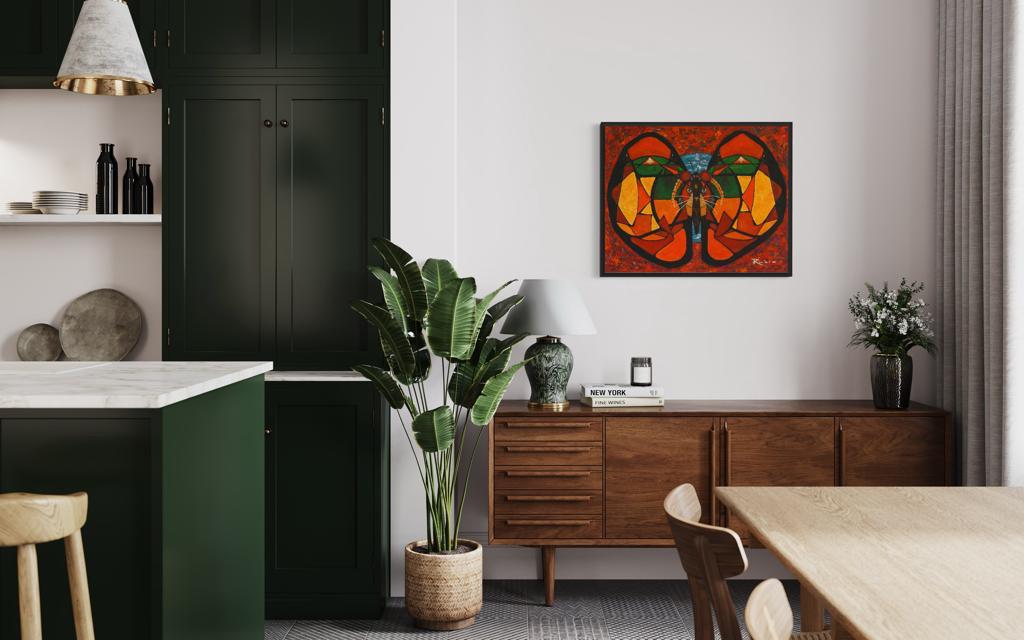 Colorful Music: First Season - Canvas Gallery "Butterfly Nahual" in D Major