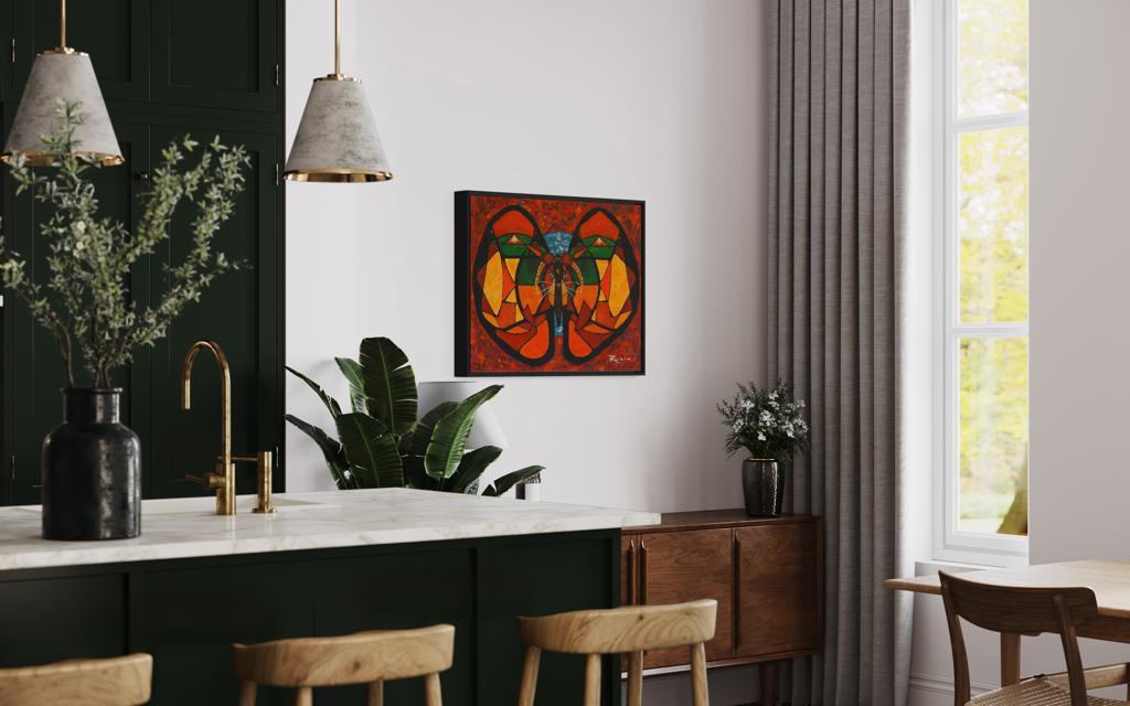 Colorful Music: First Season - Canvas Gallery "Butterfly Nahual" in D Major
