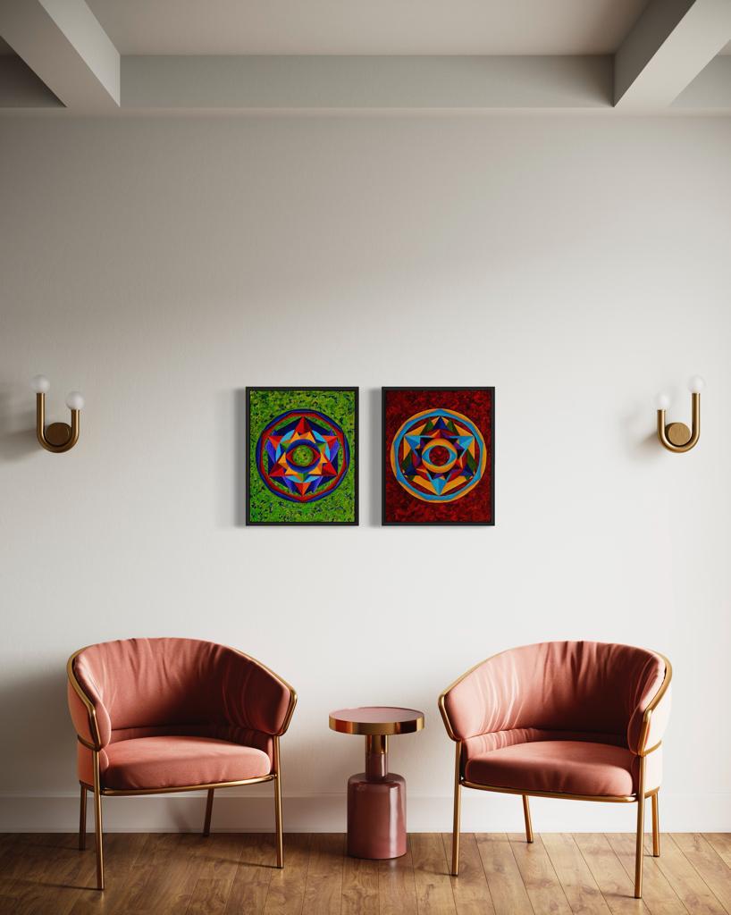 Colorful Music: First Season - 2023 Canvas Gallery "Harmonic Progression"in F"