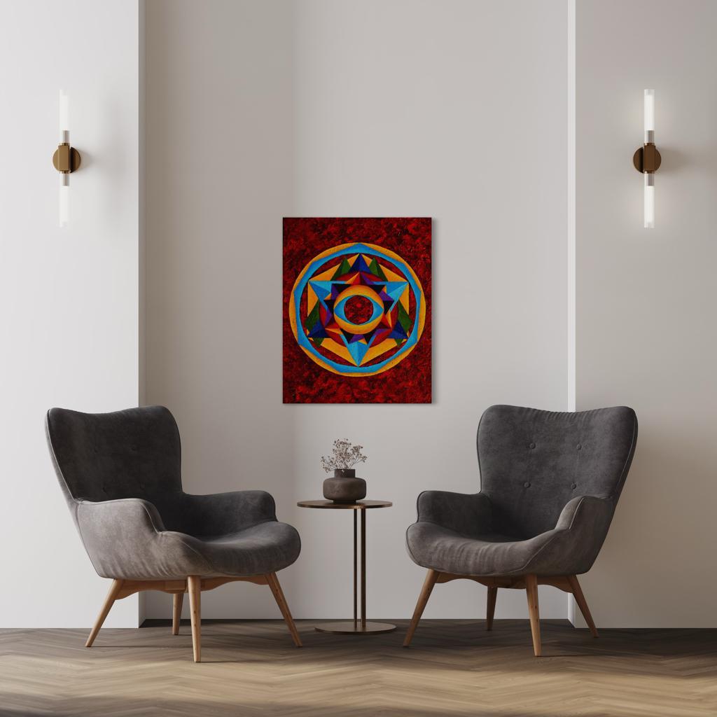 Colorful Music: First Season - Canvas Gallery "Harmonic Progression" in C