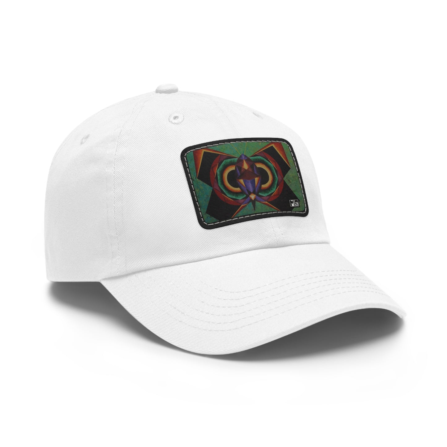 Dad Hat with Leather Patch (Rectangle) Colorful music: "Monarch" in F#