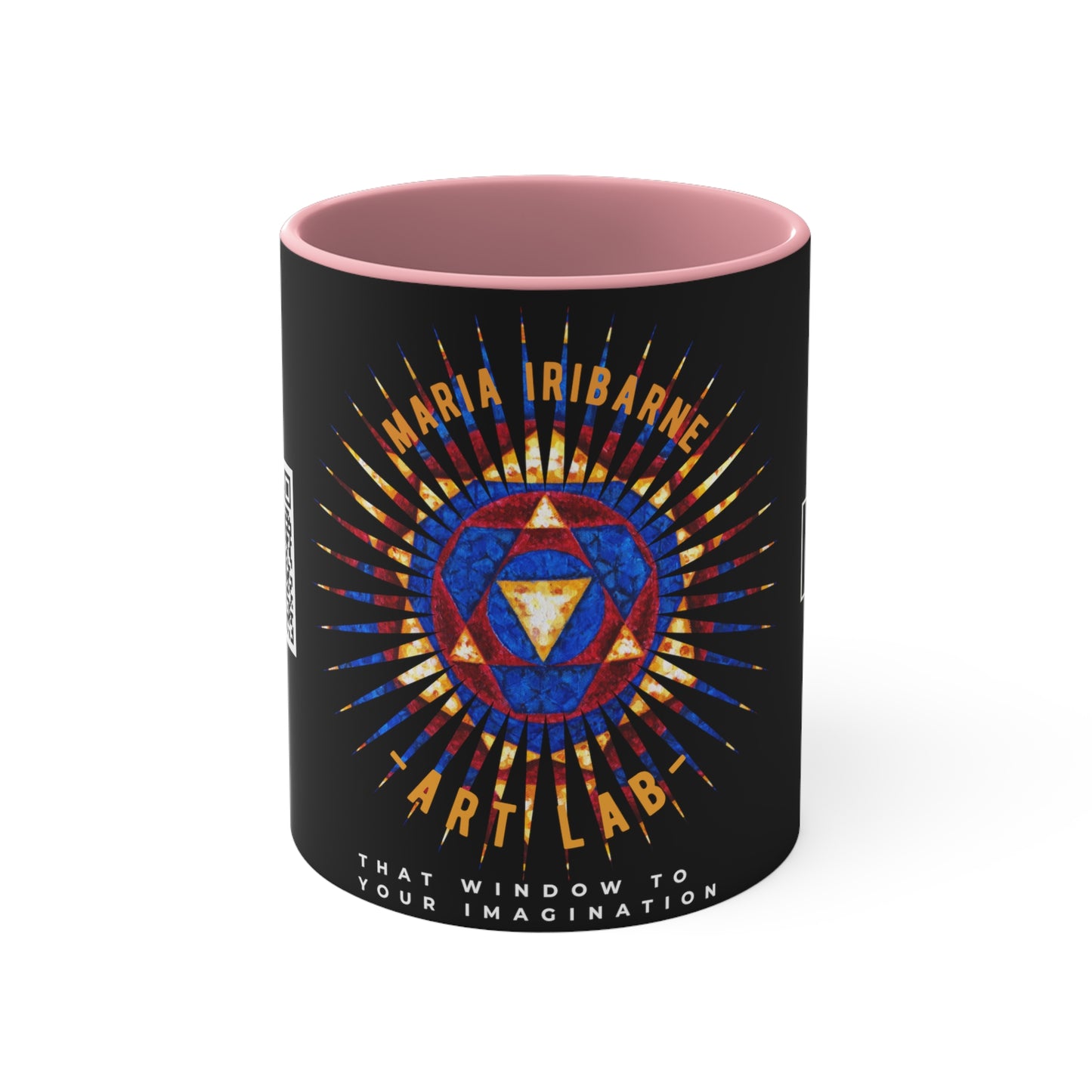 11oz Accent Mug Colorful music: chords of C and F