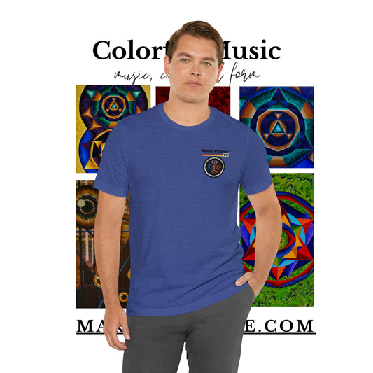 Unisex Jersey Short Sleeve Tee: Colorful music