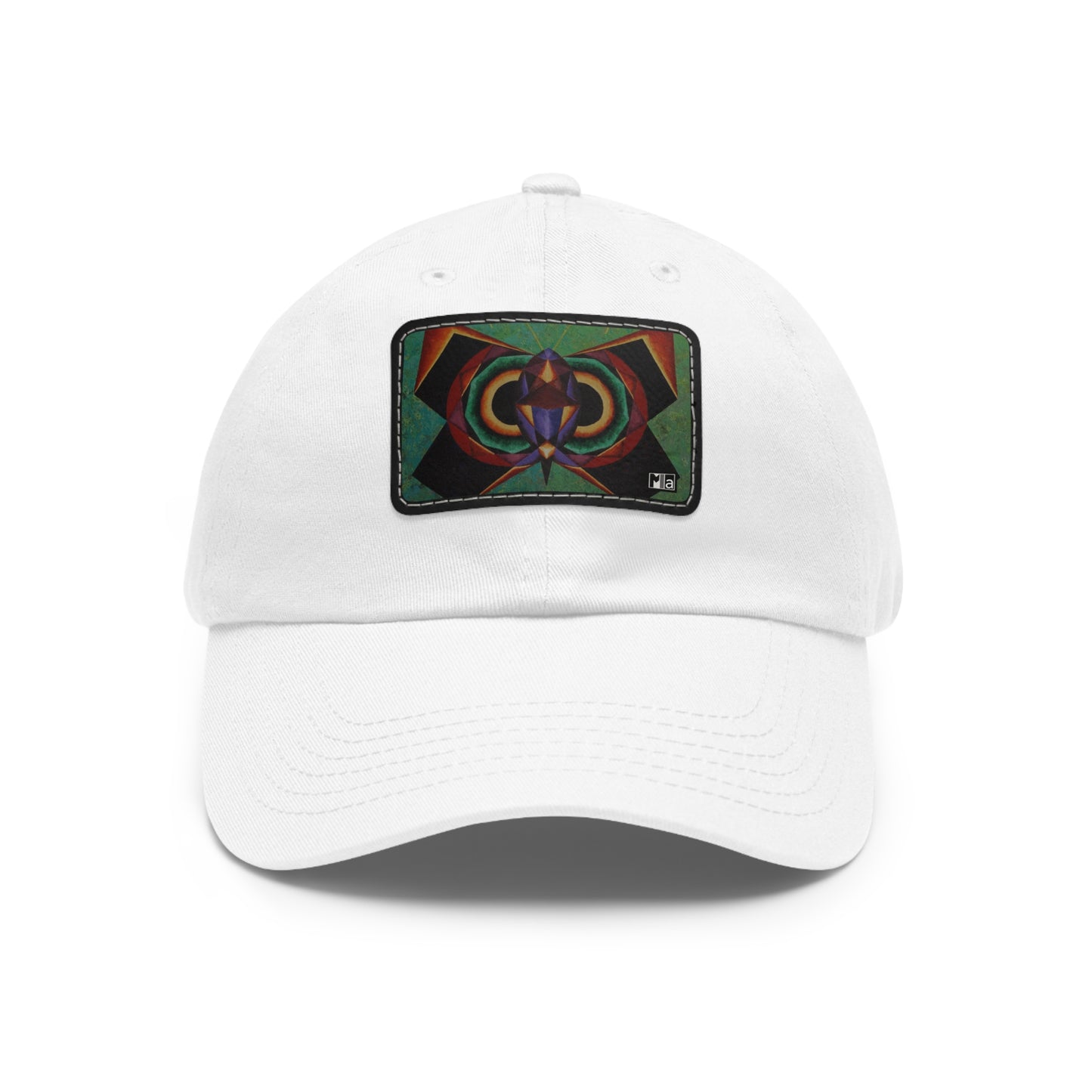 Dad Hat with Leather Patch (Rectangle) Colorful music: "Monarch" in F#