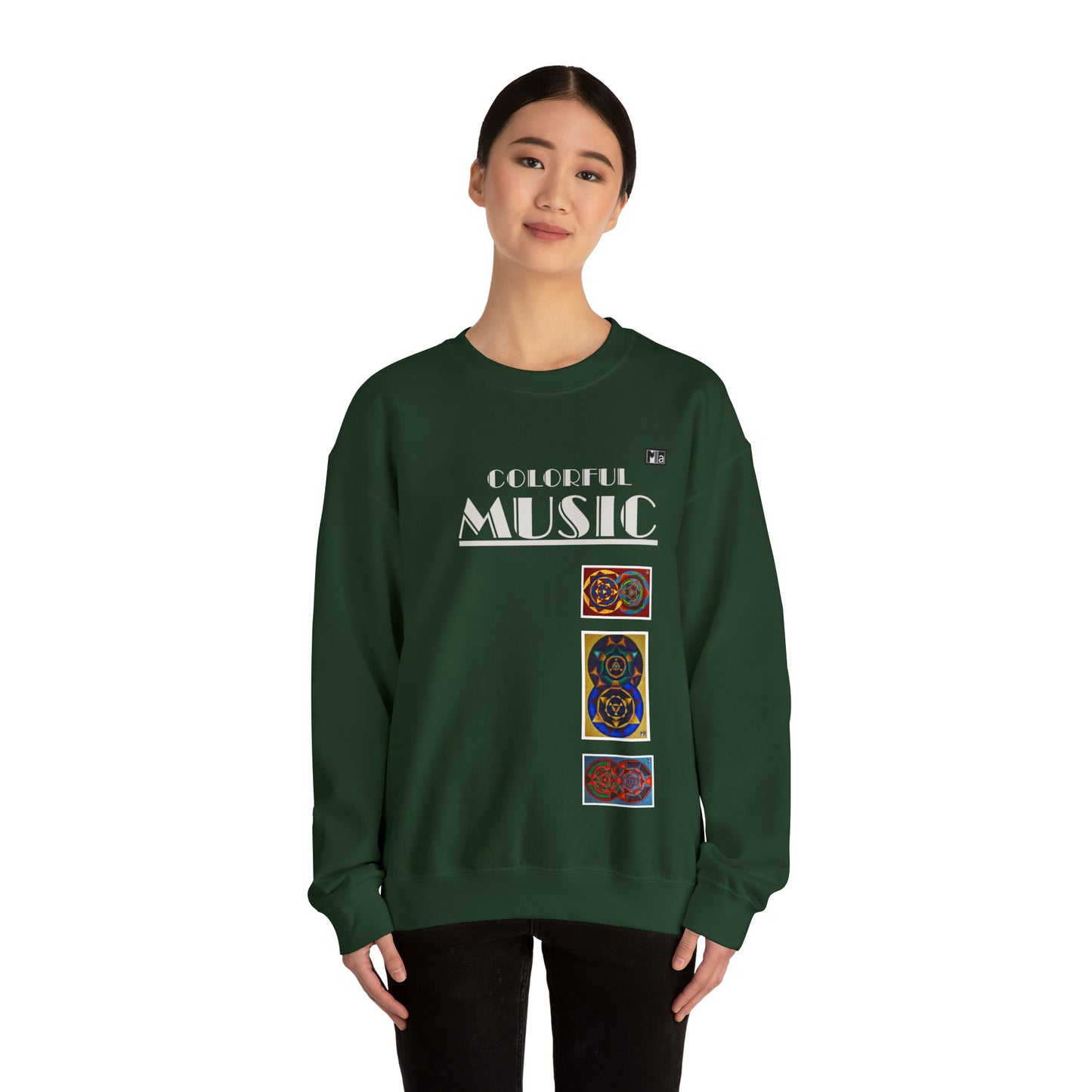 Unisex Heavy Blend™ Crewneck Sweatshirt chords of C, E & E