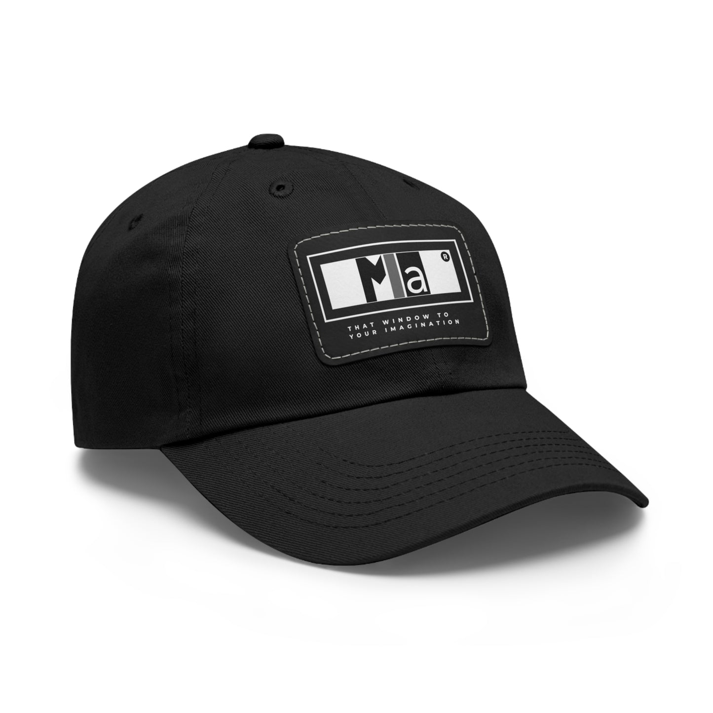 Dad Hat with Leather Patch (Rectangle) Colorful music: "MIa