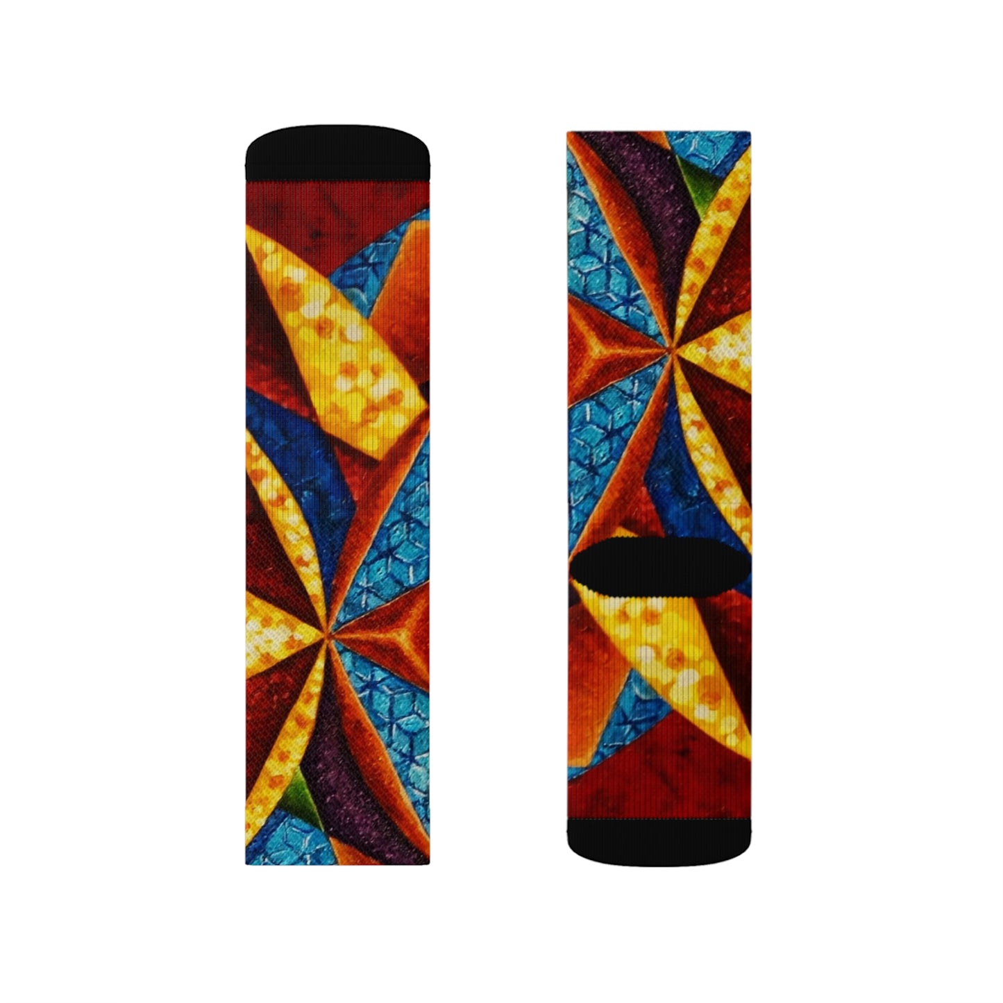 Sublimation Socks Tough Cases Colorful music: c  represented in red with a dominant fifth - "Primary Nahuales"