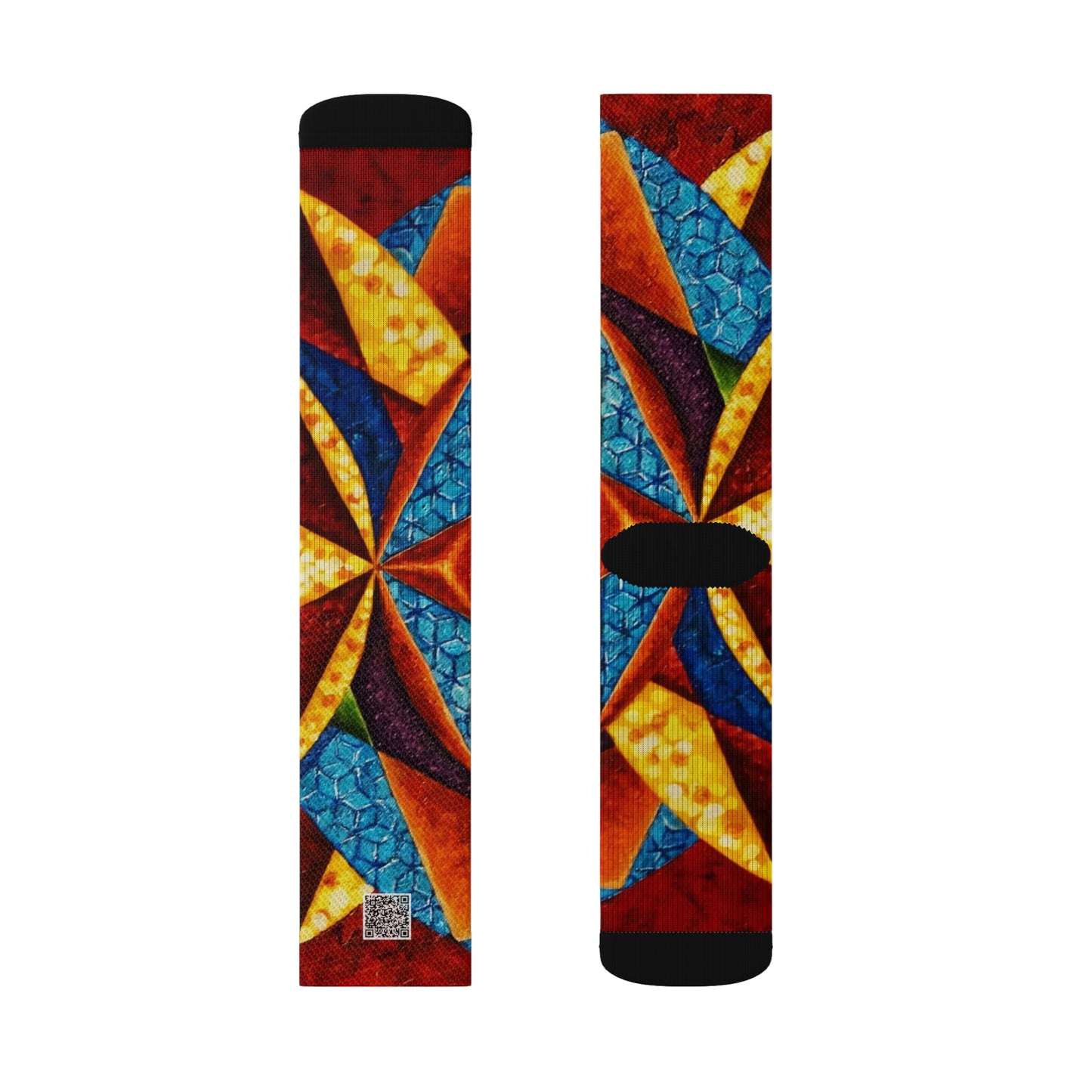 Sublimation Socks Tough Cases Colorful music: c  represented in red with a dominant fifth - "Primary Nahuales"