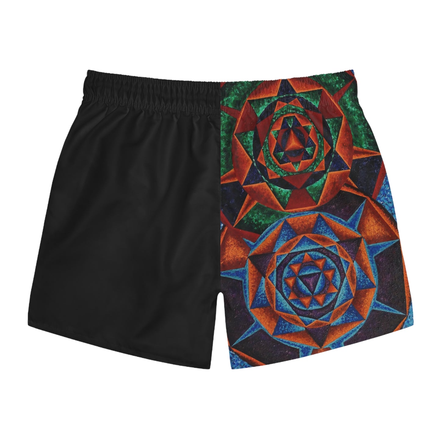 Swim Trunks (AOP) colorful music G