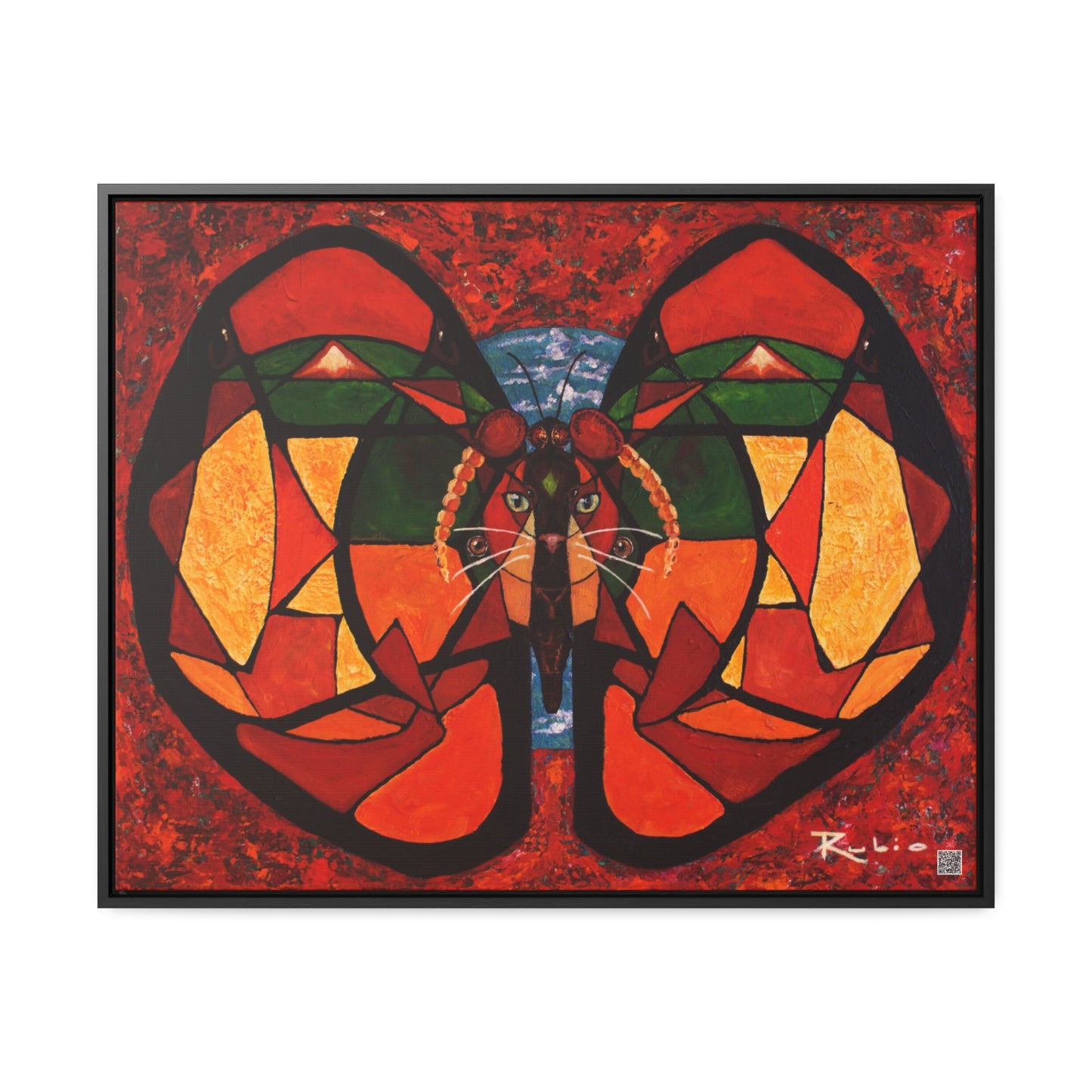 Colorful Music: First Season -  Canvas Gallery  "Butterfly Nahual" in D Major