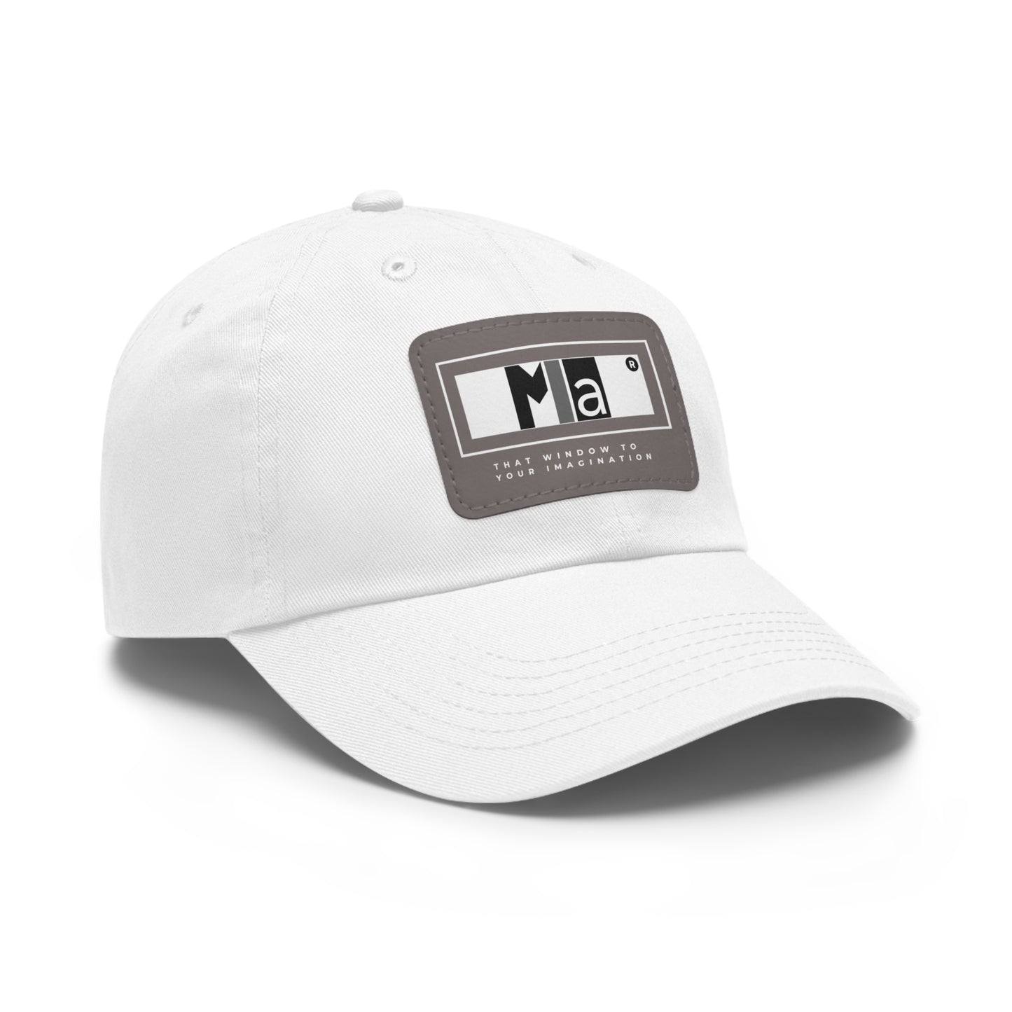 Dad Hat with Leather Patch (Rectangle) Colorful music: "MIa