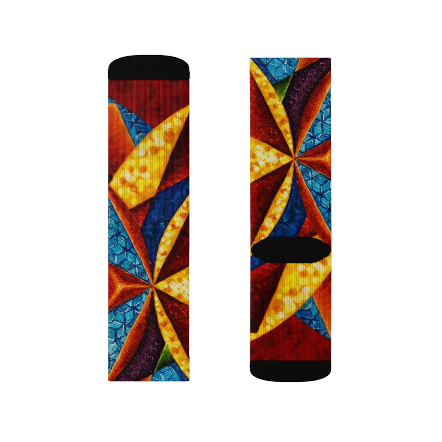 Sublimation Socks Tough Cases Colorful music: c  represented in red with a dominant fifth - "Primary Nahuales"