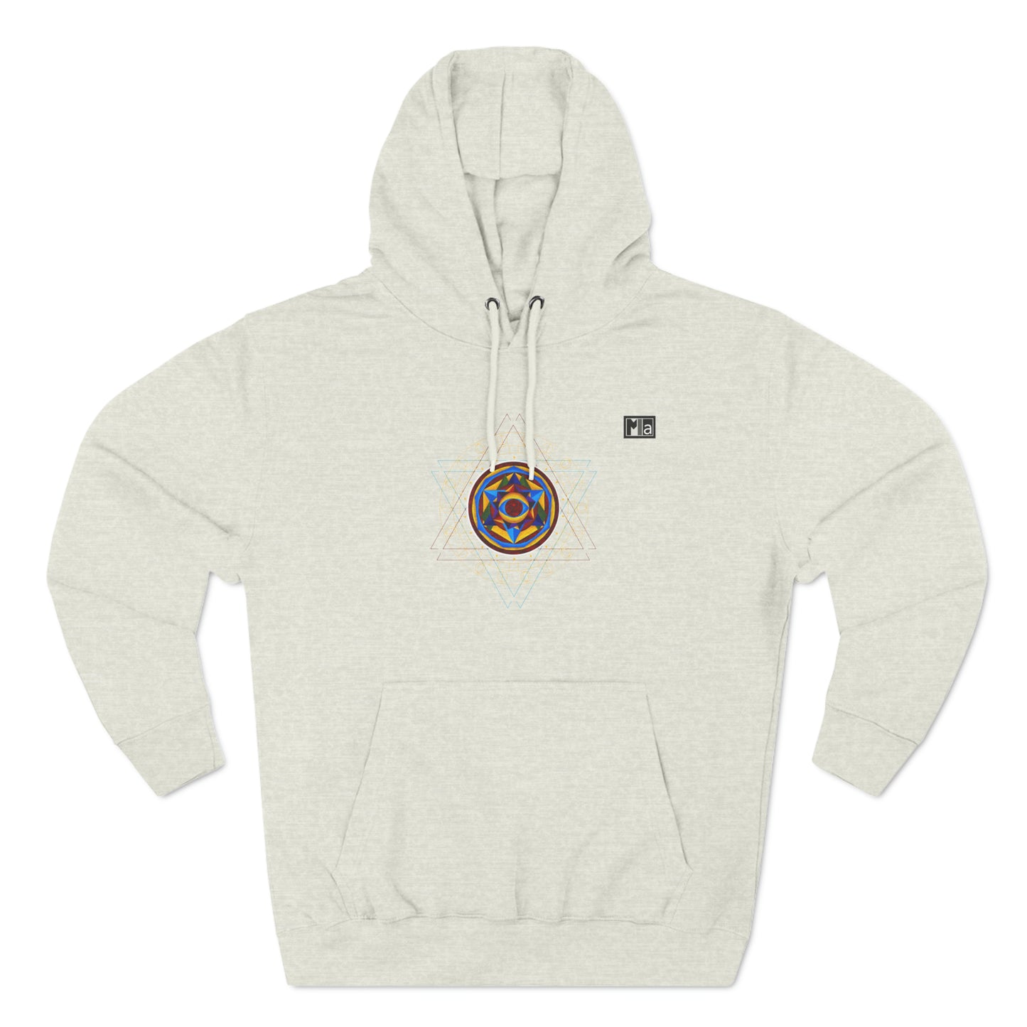 Three-Panel Fleece Hoodie