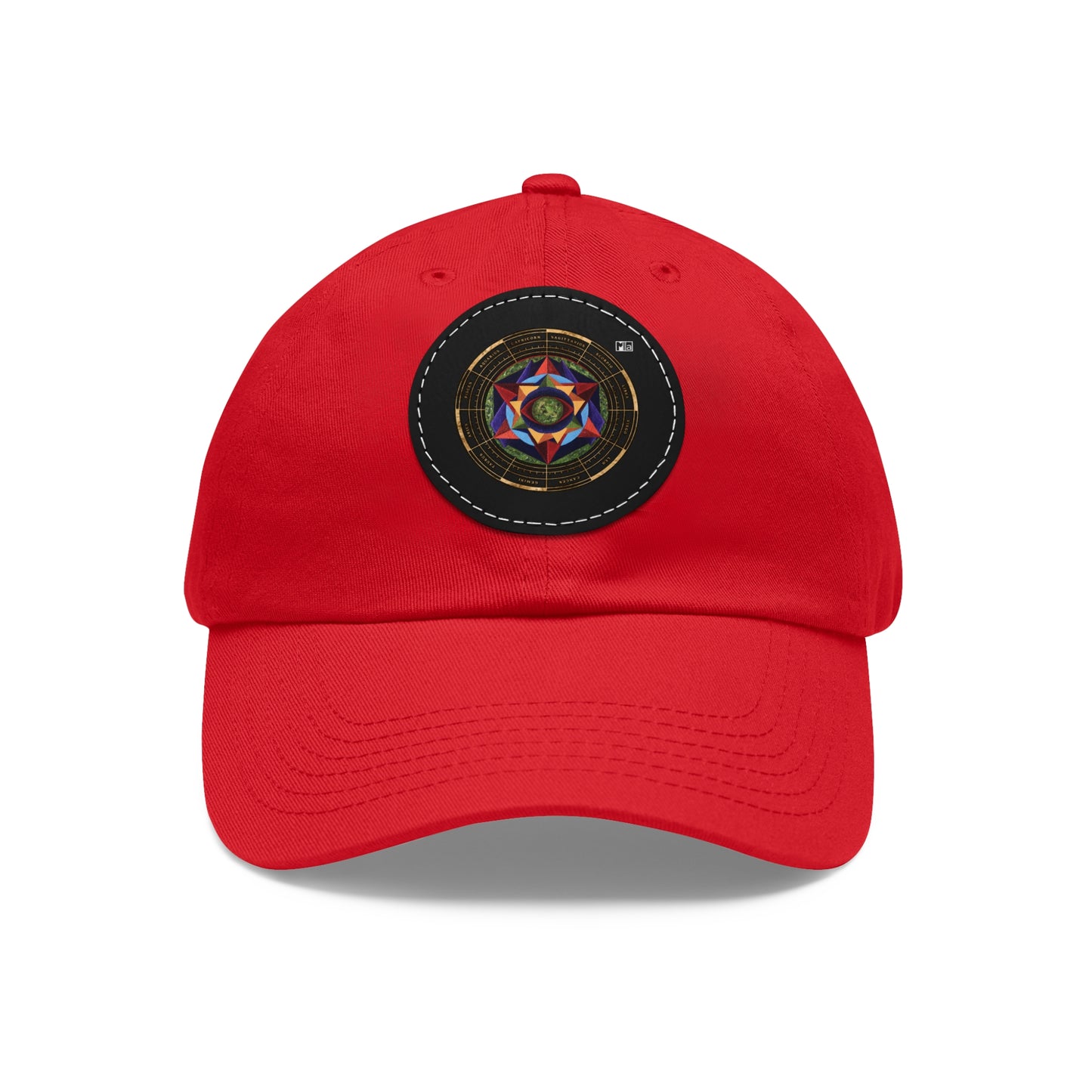 Dad Hat with Leather Patch (Round) "Harmonic Progression" in C