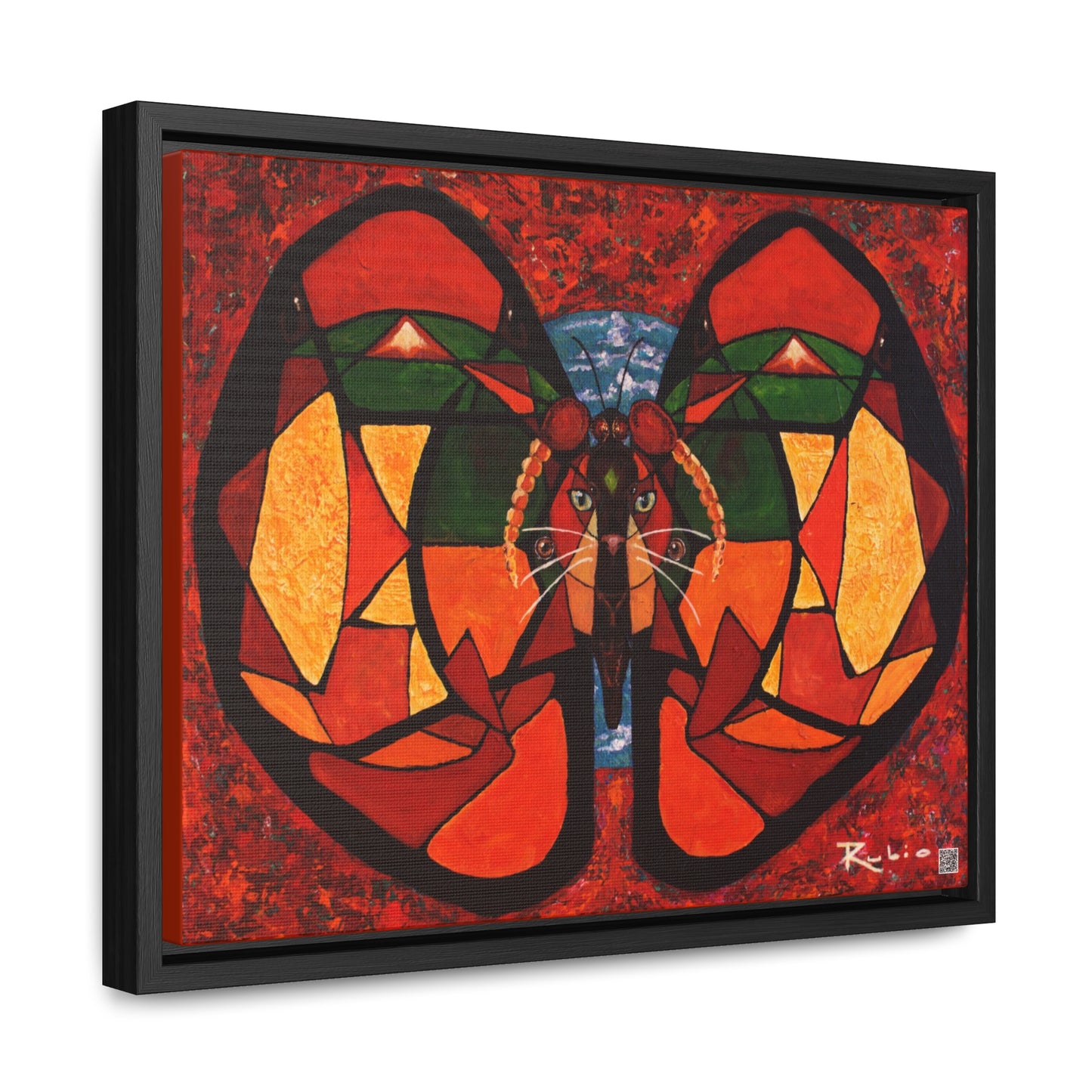 Colorful Music: First Season -  Canvas Gallery  "Butterfly Nahual" in D Major