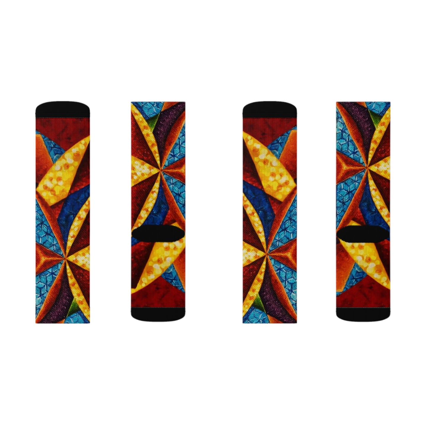 Sublimation Socks Tough Cases Colorful music: c  represented in red with a dominant fifth - "Primary Nahuales"