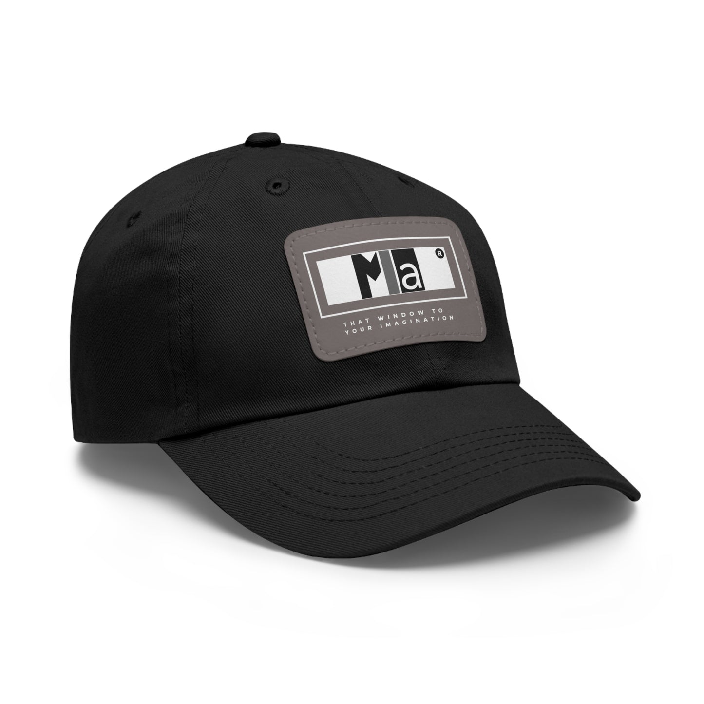 Dad Hat with Leather Patch (Rectangle) Colorful music: "MIa