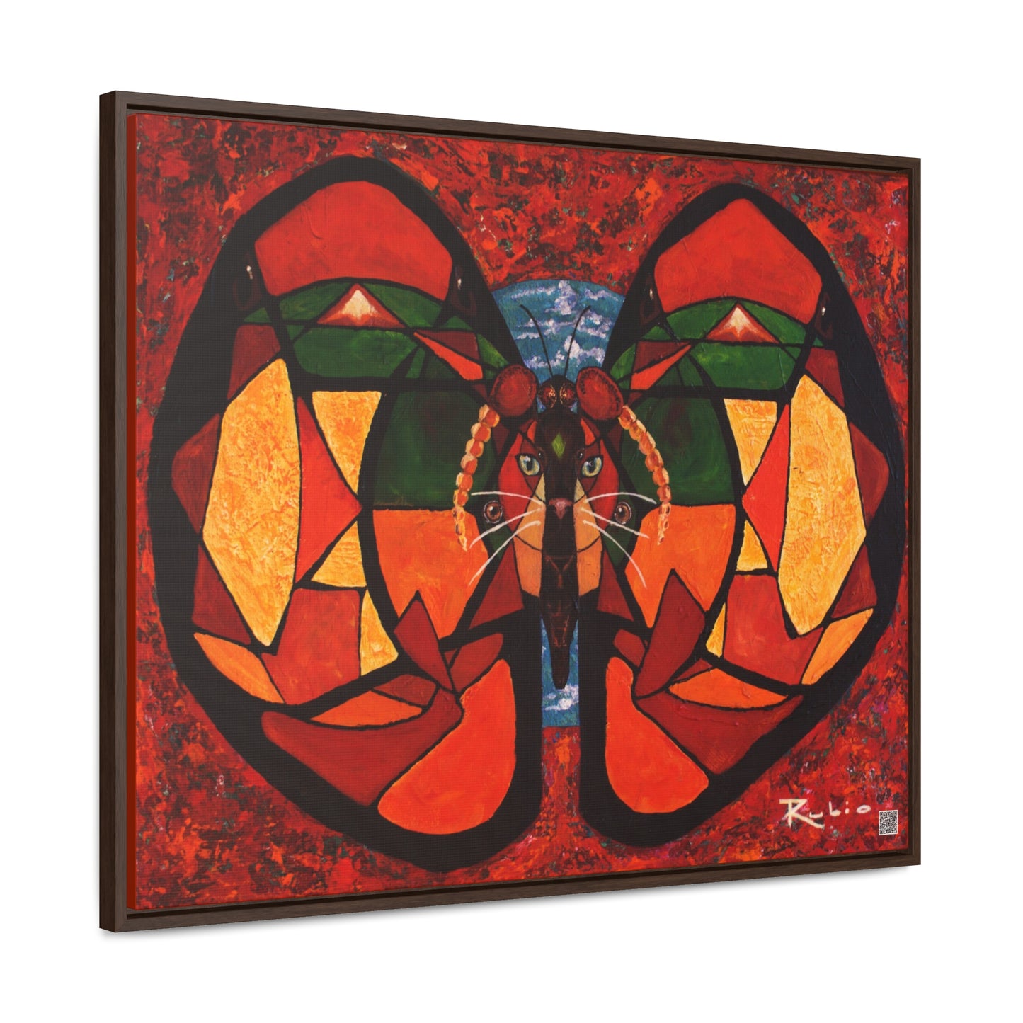 Colorful Music: First Season -  Canvas Gallery  "Butterfly Nahual" in D Major