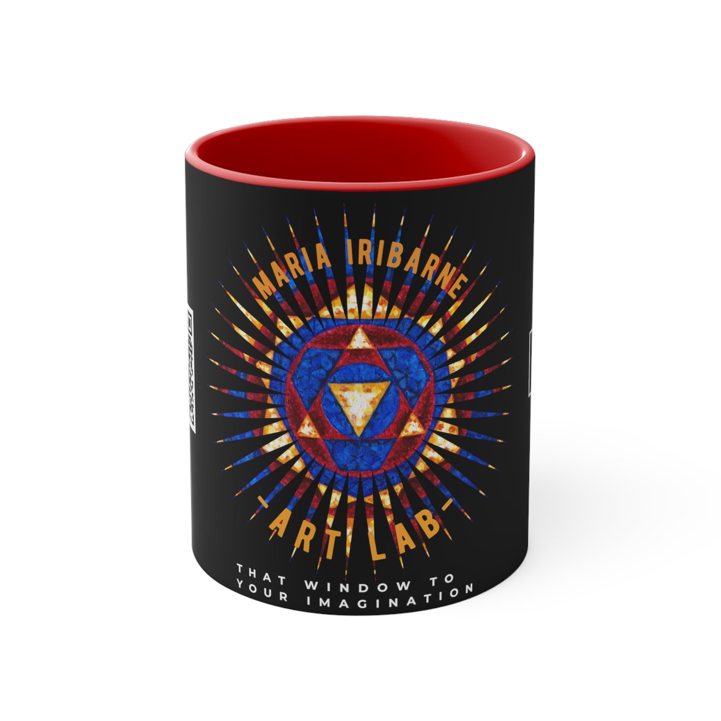 11oz Accent Mug Colorful music: chords of C and F