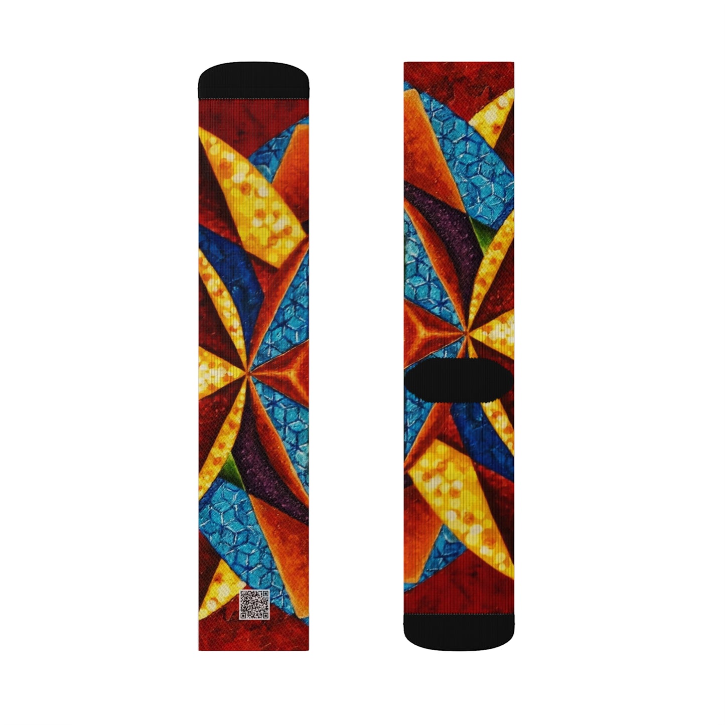 Sublimation Socks Tough Cases Colorful music: c  represented in red with a dominant fifth - "Primary Nahuales"