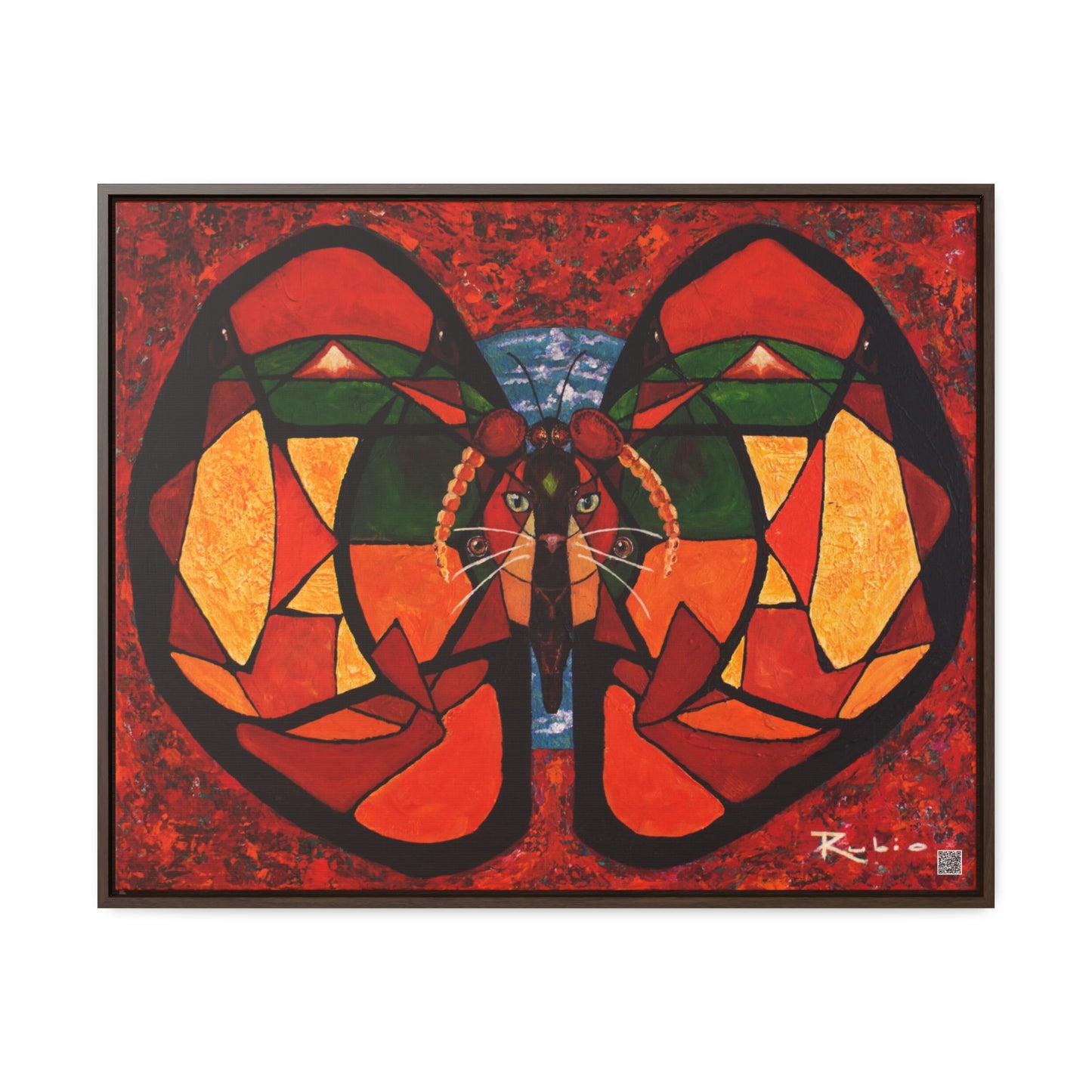 Colorful Music: First Season -  Canvas Gallery  "Butterfly Nahual" in D Major