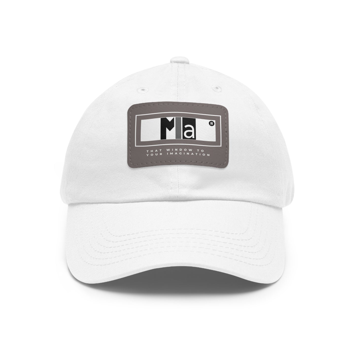 Dad Hat with Leather Patch (Rectangle) Colorful music: "MIa