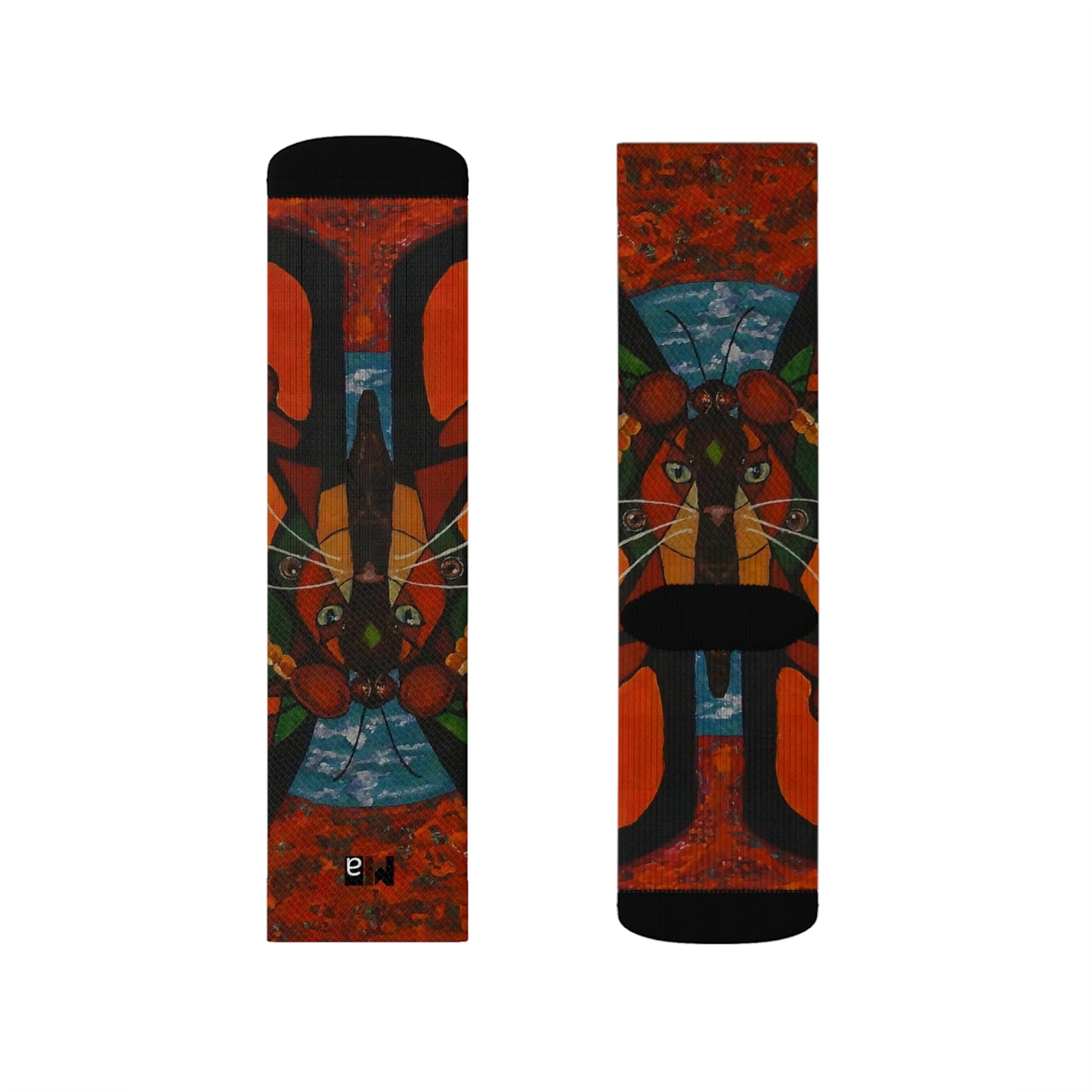 Sublimation Socks Tough Cases Colorful music: "Butterfly Nahual" in D Major