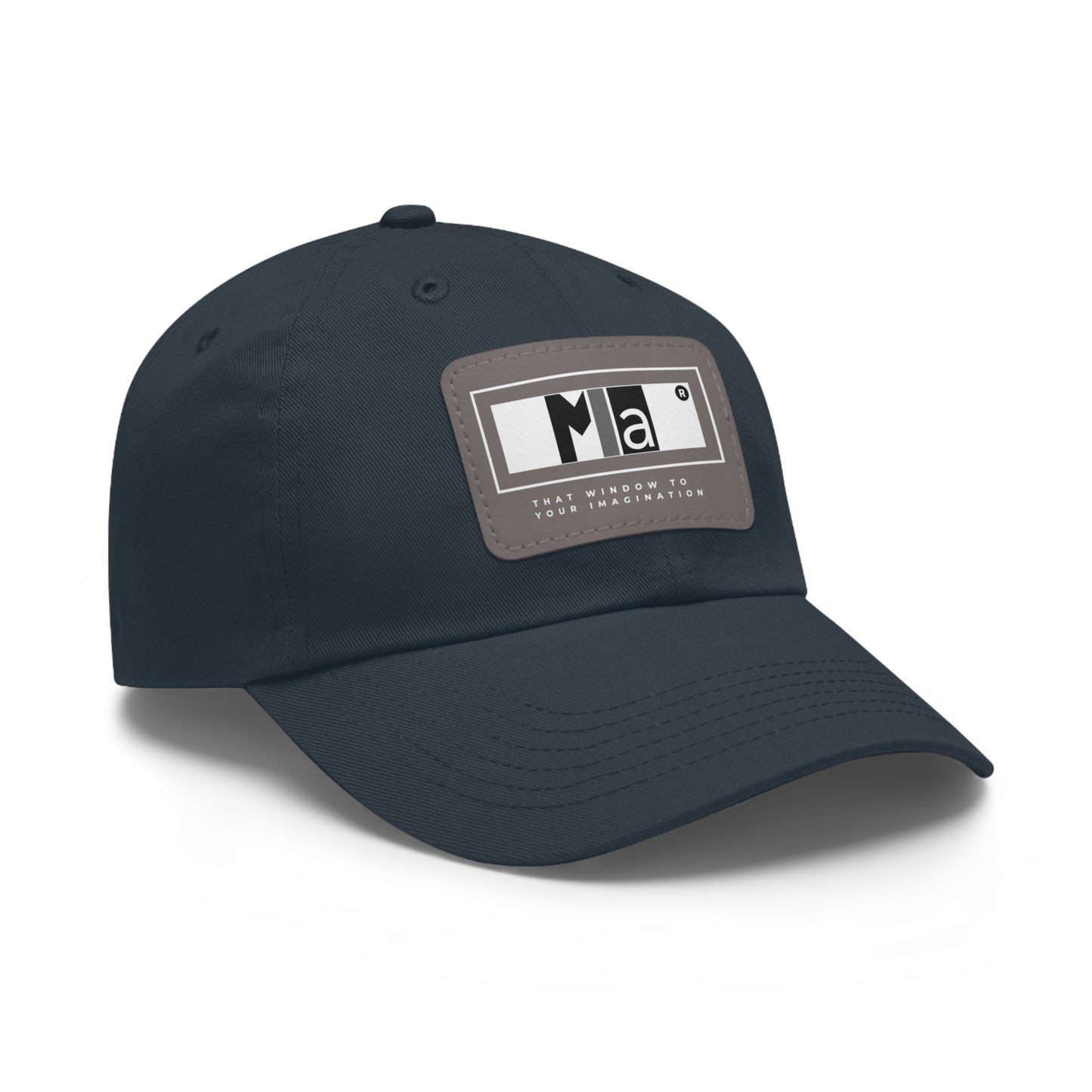 Dad Hat with Leather Patch (Rectangle) Colorful music: "MIa