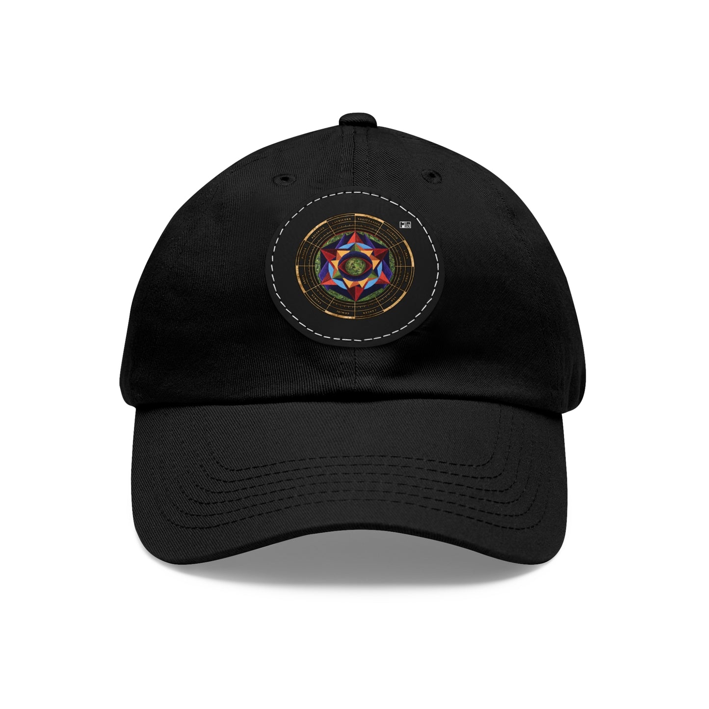 Dad Hat with Leather Patch (Round) "Harmonic Progression" in C