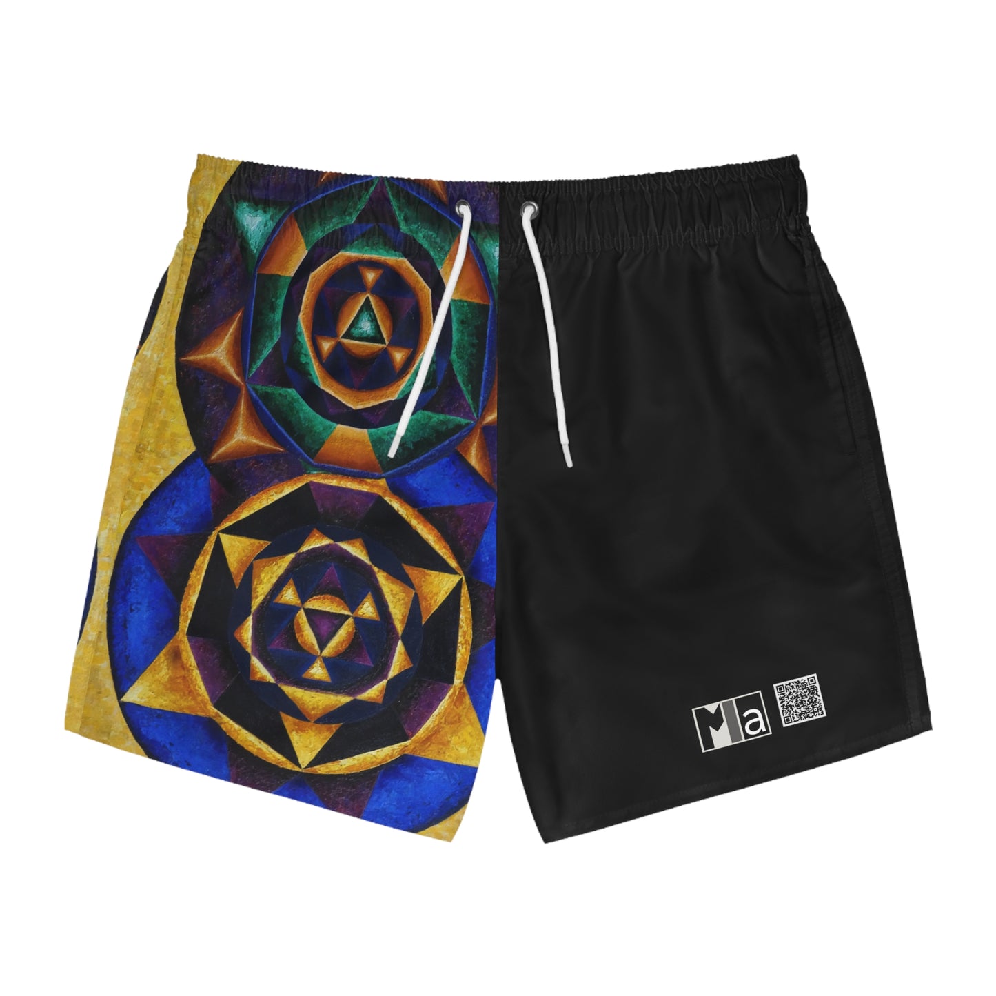 Swim Trunks (AOP) colorful music