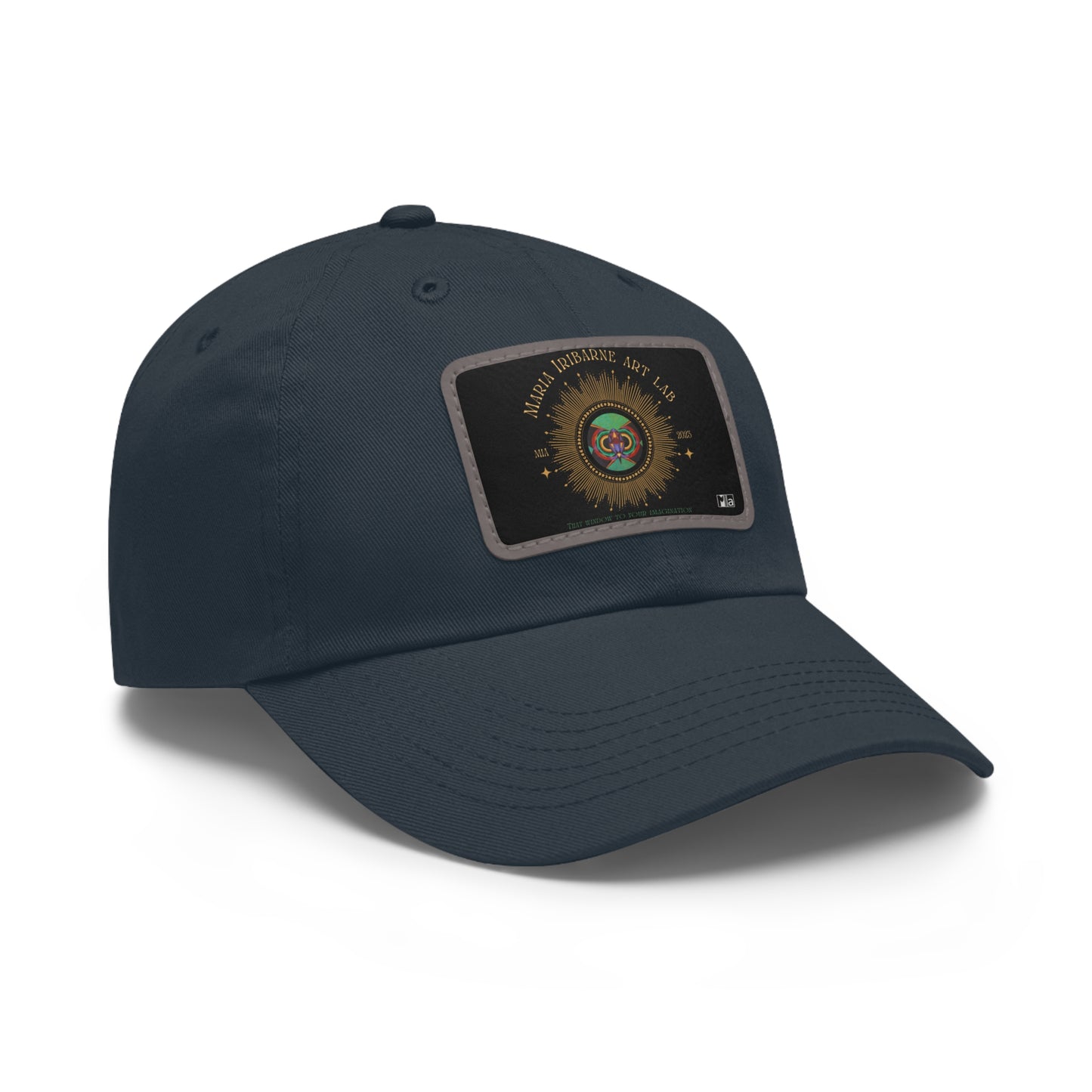 Dad Hat with Leather Patch (Rectangle) Colorful music: "Monarch" in F#