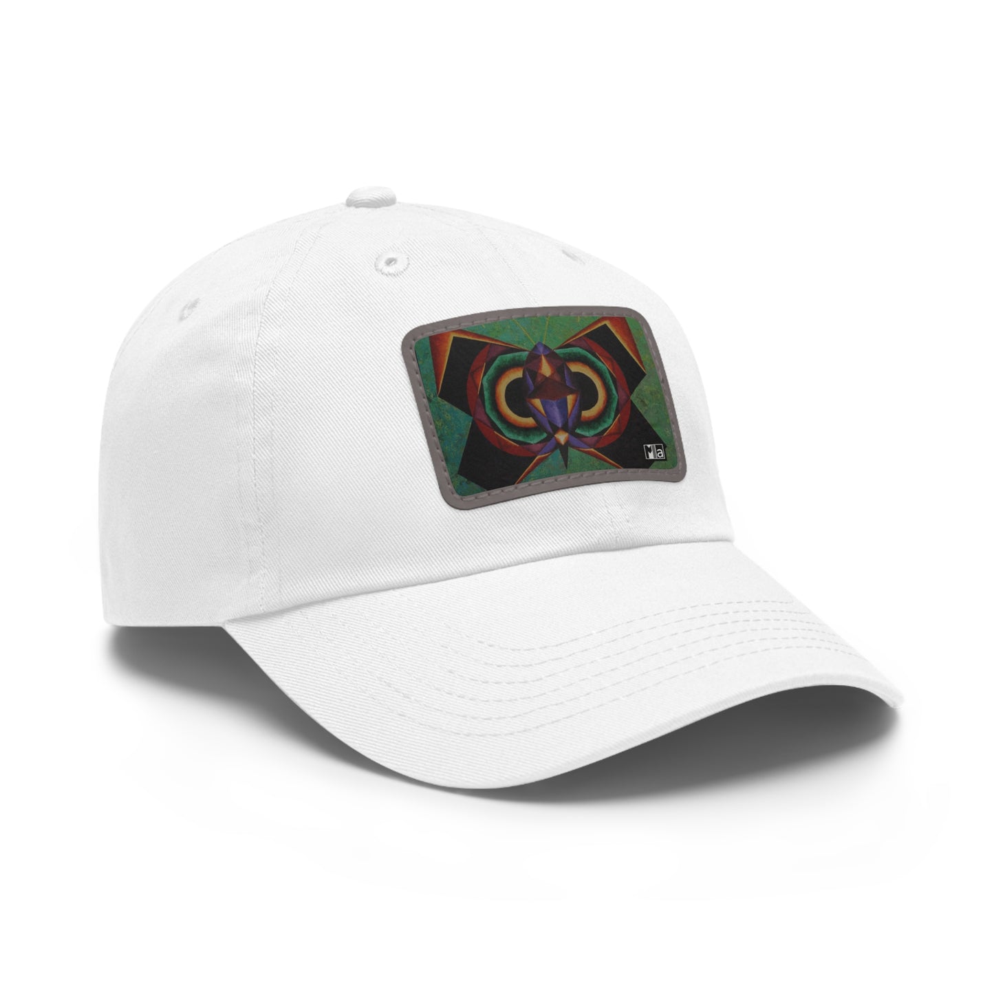 Dad Hat with Leather Patch (Rectangle) Colorful music: "Monarch" in F#