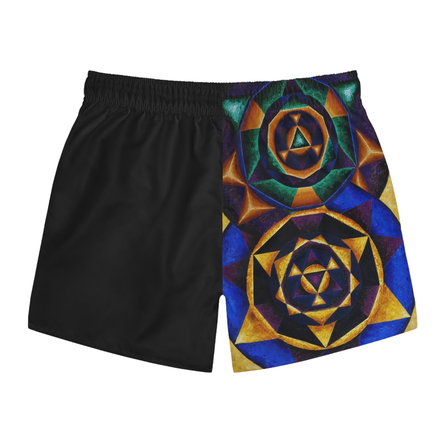 Swim Trunks (AOP) colorful music