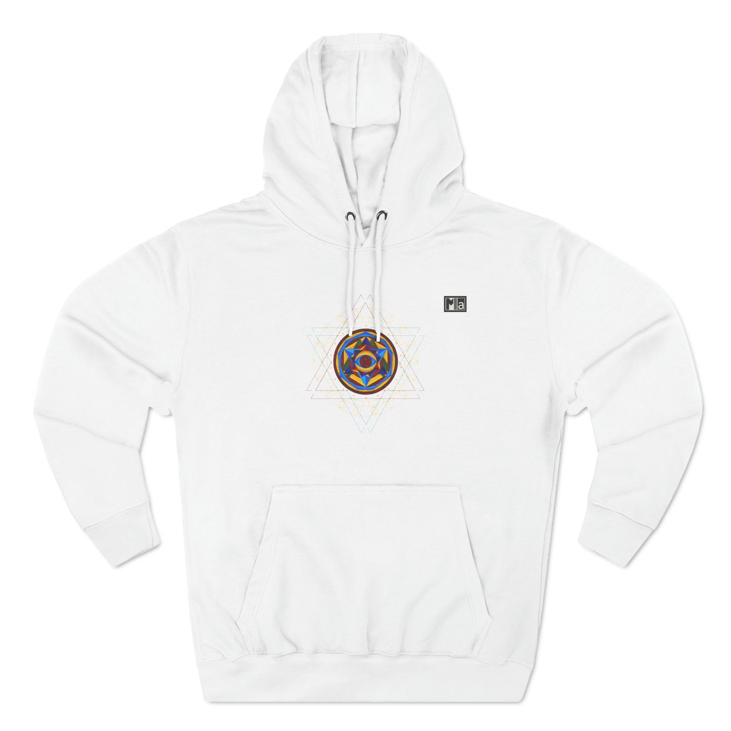 Three-Panel Fleece Hoodie