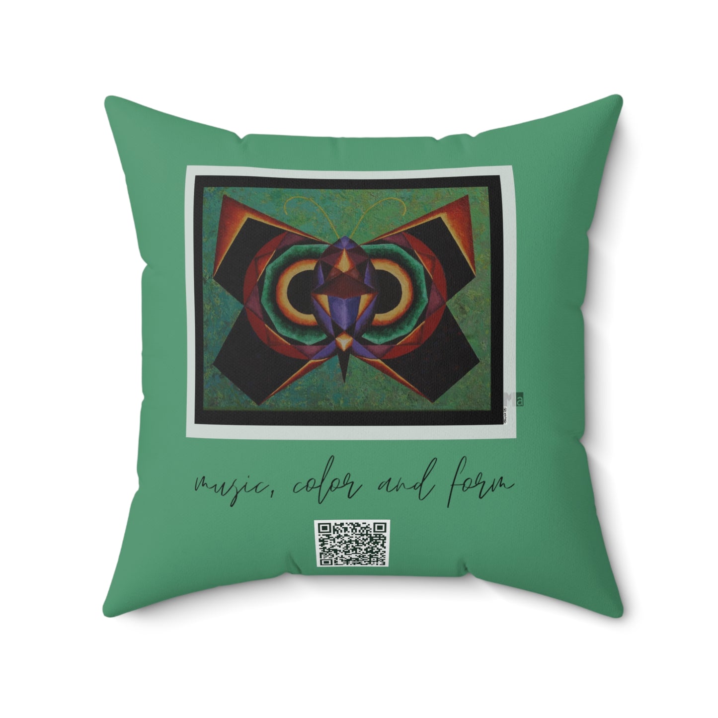 Spun Polyester Square Pillow